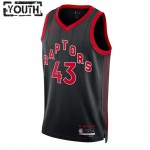 Toronto Raptors Trikot Pascal Siakam 43 Jordan 2022-23 Statement Edition Schwarz Swingman - Kinder